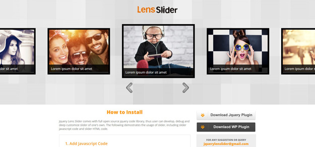 Jquery Lens Slider