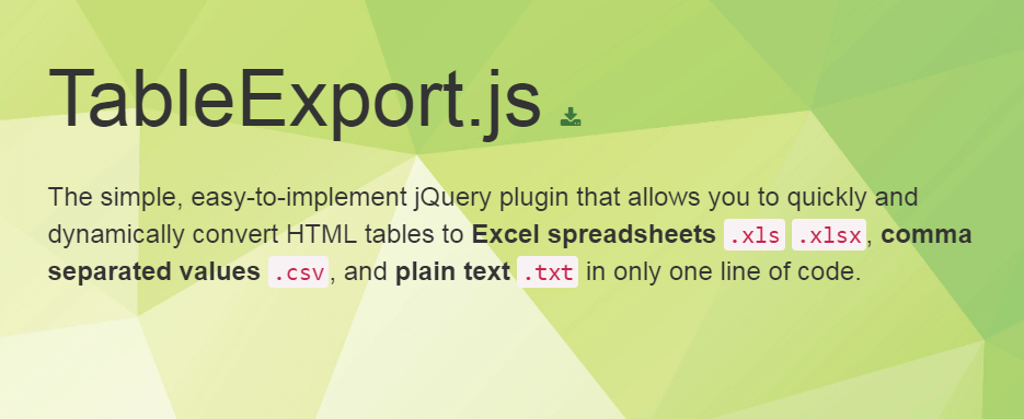 TableExport