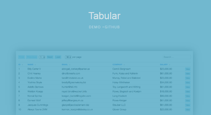 Tabular