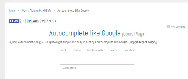 autocomplete