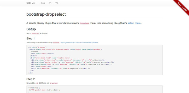 bootstrap dropselect