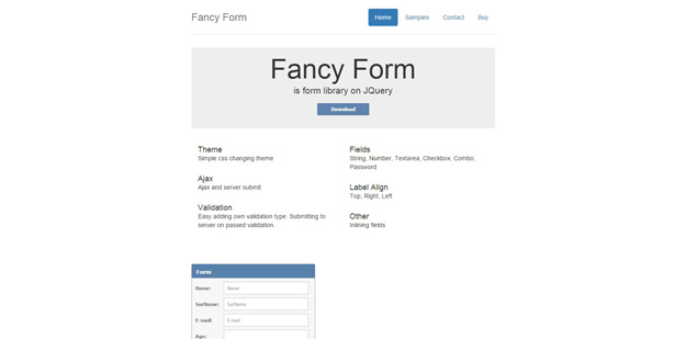 fancy form