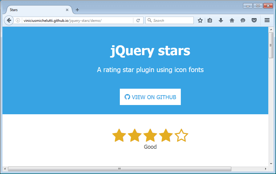 jQuery Stars