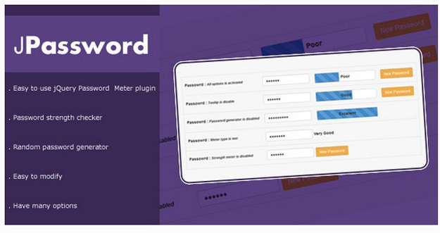 jquery 8 character password generator for html