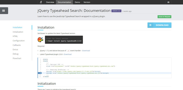 jquery typehead